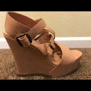 Platform wedge sandals